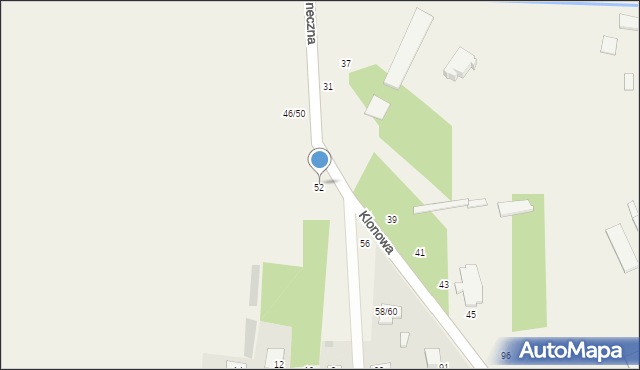 Wola Hankowska, Wola Hankowska, 52, mapa Wola Hankowska