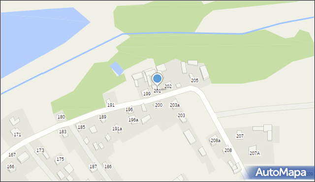 Wola Idzikowska, Wola Idzikowska, 201, mapa Wola Idzikowska