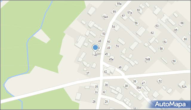 Wola Idzikowska, Wola Idzikowska, 43, mapa Wola Idzikowska