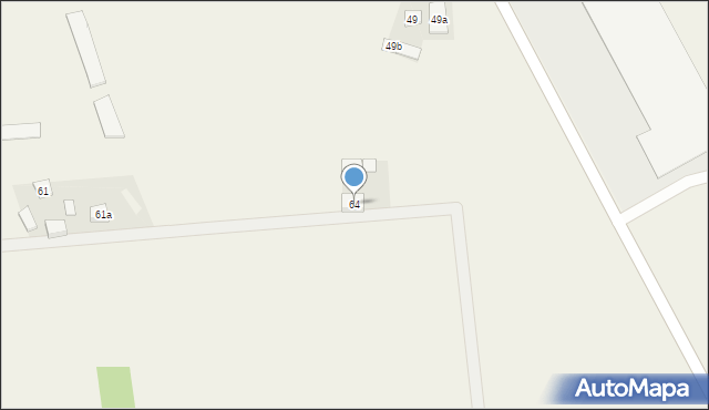 Wola Jabłońska, Wola Jabłońska, 64, mapa Wola Jabłońska