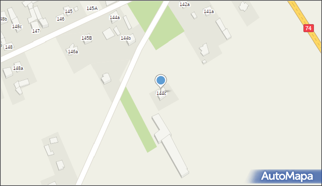 Wola Jachowa, Wola Jachowa, 144c, mapa Wola Jachowa