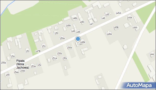 Wola Jachowa, Wola Jachowa, 149a, mapa Wola Jachowa