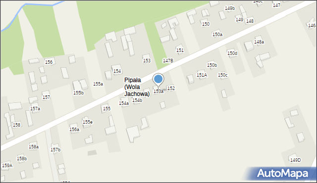 Wola Jachowa, Wola Jachowa, 153a, mapa Wola Jachowa