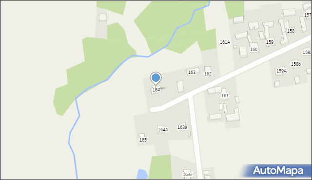 Wola Jachowa, Wola Jachowa, 164, mapa Wola Jachowa
