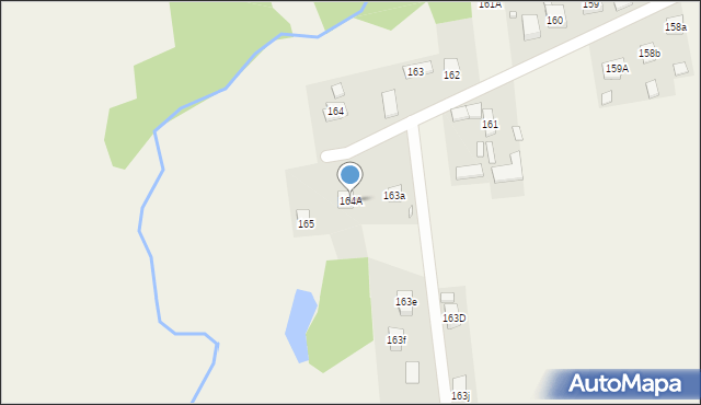 Wola Jachowa, Wola Jachowa, 164A, mapa Wola Jachowa