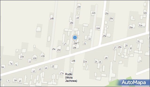 Wola Jachowa, Wola Jachowa, 19a, mapa Wola Jachowa