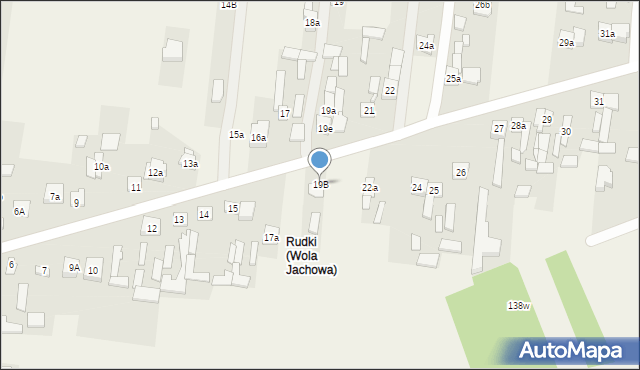 Wola Jachowa, Wola Jachowa, 19B, mapa Wola Jachowa