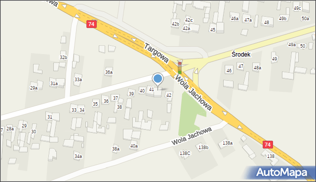 Wola Jachowa, Wola Jachowa, 41b, mapa Wola Jachowa