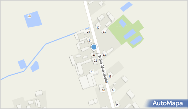 Wola Jankowska, Wola Jankowska, 23, mapa Wola Jankowska