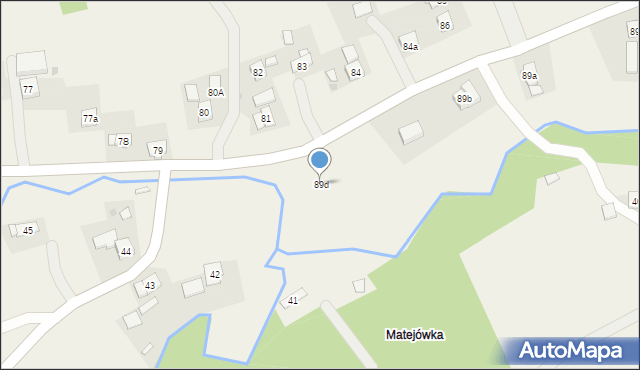 Wola Jasienicka, Wola Jasienicka, 89d, mapa Wola Jasienicka