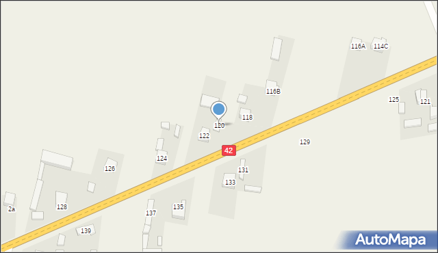 Wola Jedlińska, Wola Jedlińska, 120, mapa Wola Jedlińska