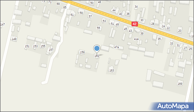 Wola Jedlińska, Wola Jedlińska, 161, mapa Wola Jedlińska