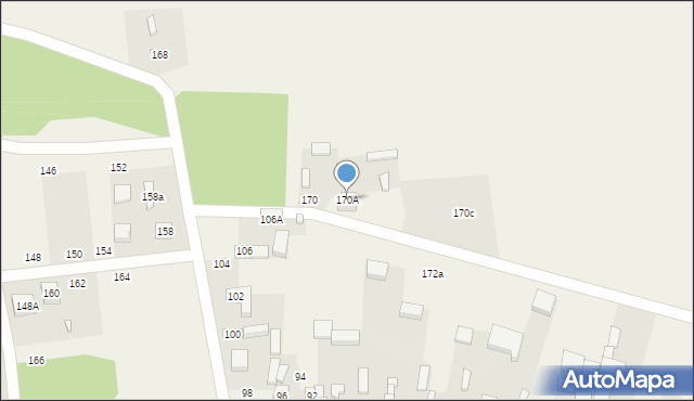Wola Jedlińska, Wola Jedlińska, 170A, mapa Wola Jedlińska