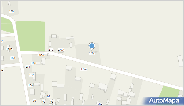 Wola Jedlińska, Wola Jedlińska, 170c, mapa Wola Jedlińska