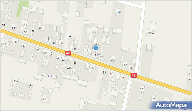 Wola Jedlińska, Wola Jedlińska, 24, mapa Wola Jedlińska