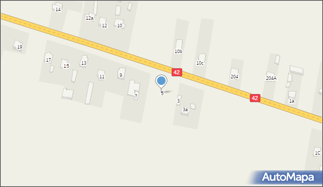 Wola Jedlińska, Wola Jedlińska, 5, mapa Wola Jedlińska