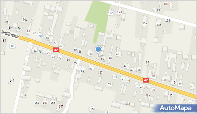 Wola Jedlińska, Wola Jedlińska, 54, mapa Wola Jedlińska