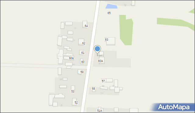 Wola Kisielska, Wola Kisielska, 61A, mapa Wola Kisielska