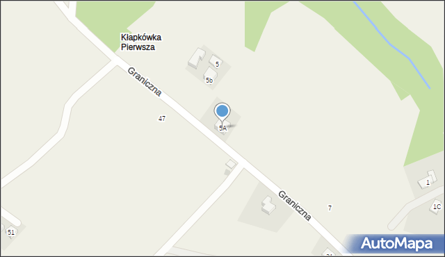 Wola Komborska, Wola Komborska, 5A, mapa Wola Komborska