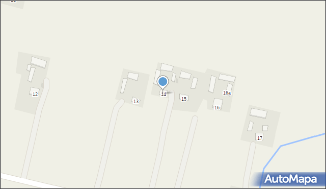 Wola Korybutowa Druga, Wola Korybutowa Druga, 14, mapa Wola Korybutowa Druga