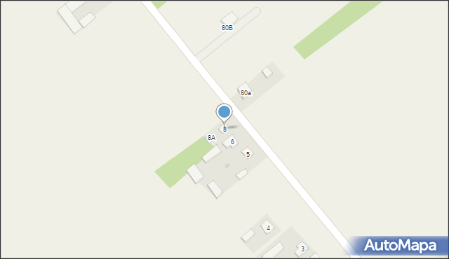 Wola Korycka Dolna, Wola Korycka Dolna, 8, mapa Wola Korycka Dolna