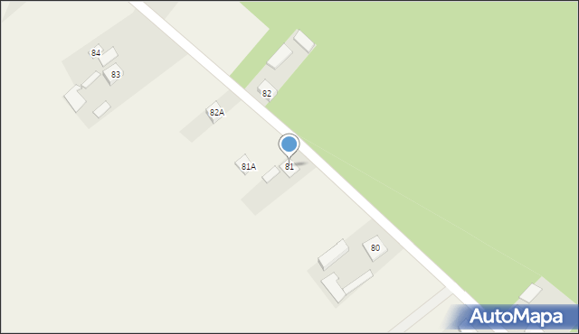 Wola Korycka Dolna, Wola Korycka Dolna, 81, mapa Wola Korycka Dolna
