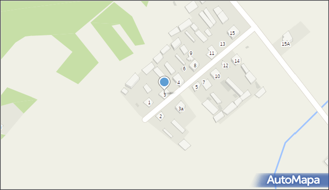 Wola Korycka Górna, Wola Korycka Górna, 3, mapa Wola Korycka Górna