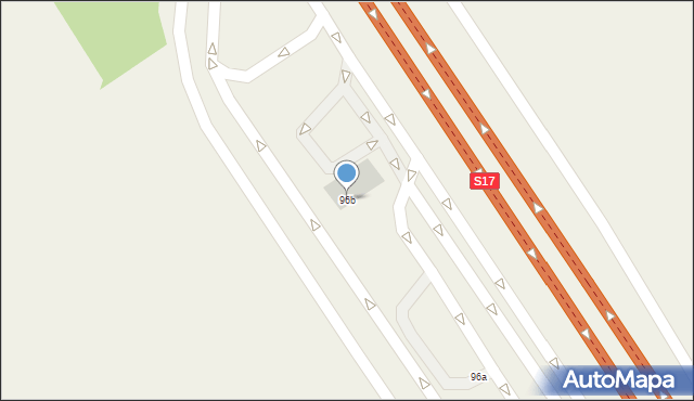 Wola Korycka Górna, Wola Korycka Górna, 96b, mapa Wola Korycka Górna