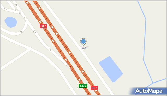 Wola Korycka Górna, Wola Korycka Górna, 97A, mapa Wola Korycka Górna