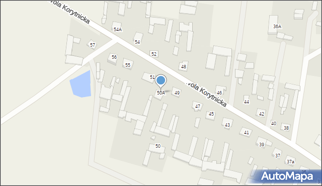 Wola Korytnicka, Wola Korytnicka, 50A, mapa Wola Korytnicka
