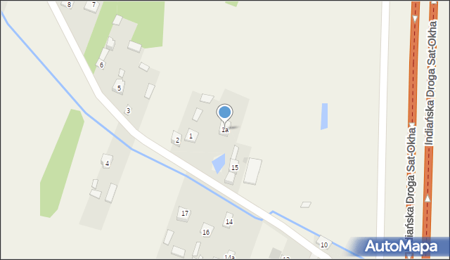 Wola Korzeniowa, Wola Korzeniowa, 1a, mapa Wola Korzeniowa
