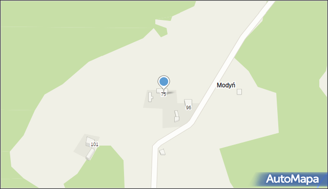 Wola Kosnowa, Wola Kosnowa, 75, mapa Wola Kosnowa