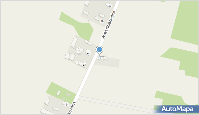 Wola Kotkowska, Wola Kotkowska, 41, mapa Wola Kotkowska