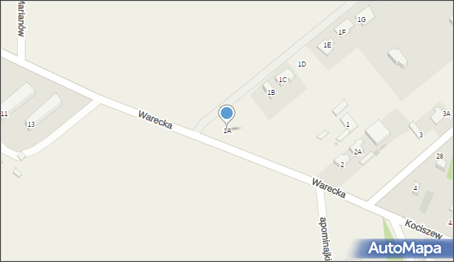 Wola Krobowska, Wola Krobowska, 1A, mapa Wola Krobowska