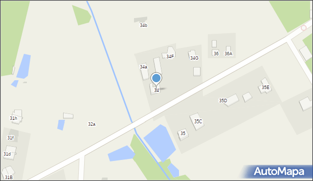 Wola Krobowska, Wola Krobowska, 34, mapa Wola Krobowska