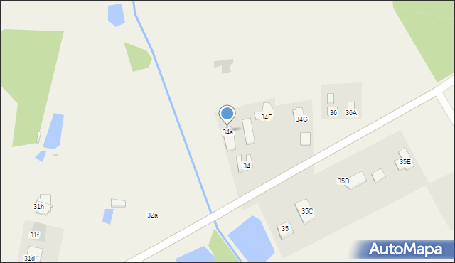 Wola Krobowska, Wola Krobowska, 34a, mapa Wola Krobowska