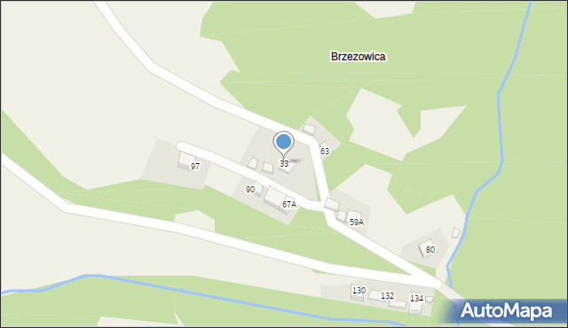 Wola Krogulecka, Wola Krogulecka, 33, mapa Wola Krogulecka