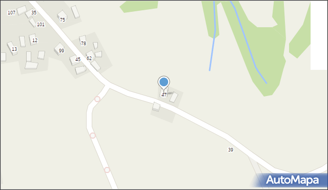 Wola Krogulecka, Wola Krogulecka, 47, mapa Wola Krogulecka