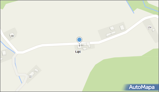 Wola Krogulecka, Wola Krogulecka, 5, mapa Wola Krogulecka