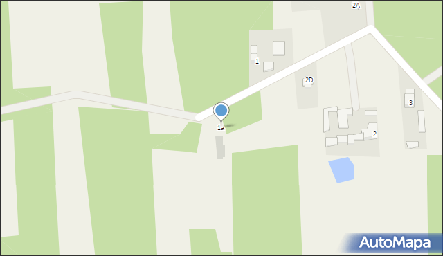 Wola Kruszyńska, Wola Kruszyńska, 1a, mapa Wola Kruszyńska