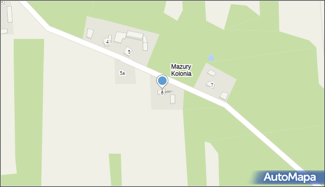 Wola Kruszyńska, Wola Kruszyńska, 6, mapa Wola Kruszyńska
