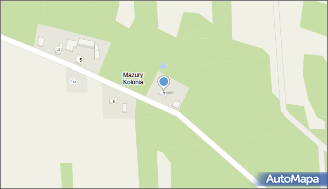 Wola Kruszyńska, Wola Kruszyńska, 7, mapa Wola Kruszyńska