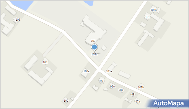 Wola Książęca, Wola Książęca, 103c, mapa Wola Książęca