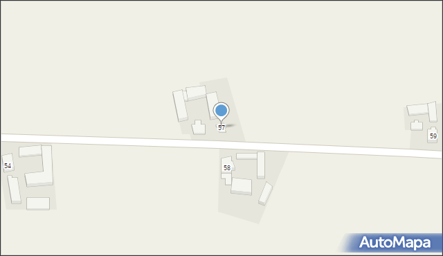 Wola Książęca, Wola Książęca, 57, mapa Wola Książęca