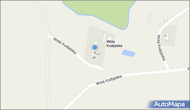 Wola Kudypska, Wola Kudypska, 2b, mapa Wola Kudypska