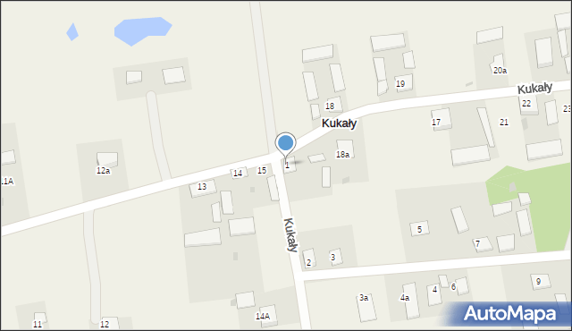 Wola Kukalska, Wola Kukalska, 1, mapa Wola Kukalska