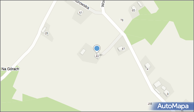 Wola Kurowska, Wola Kurowska, 41, mapa Wola Kurowska