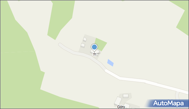 Wola Kurowska, Wola Kurowska, 55, mapa Wola Kurowska