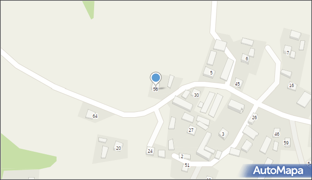 Wola Kurowska, Wola Kurowska, 56, mapa Wola Kurowska