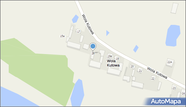 Wola Kutowa, Wola Kutowa, 18, mapa Wola Kutowa